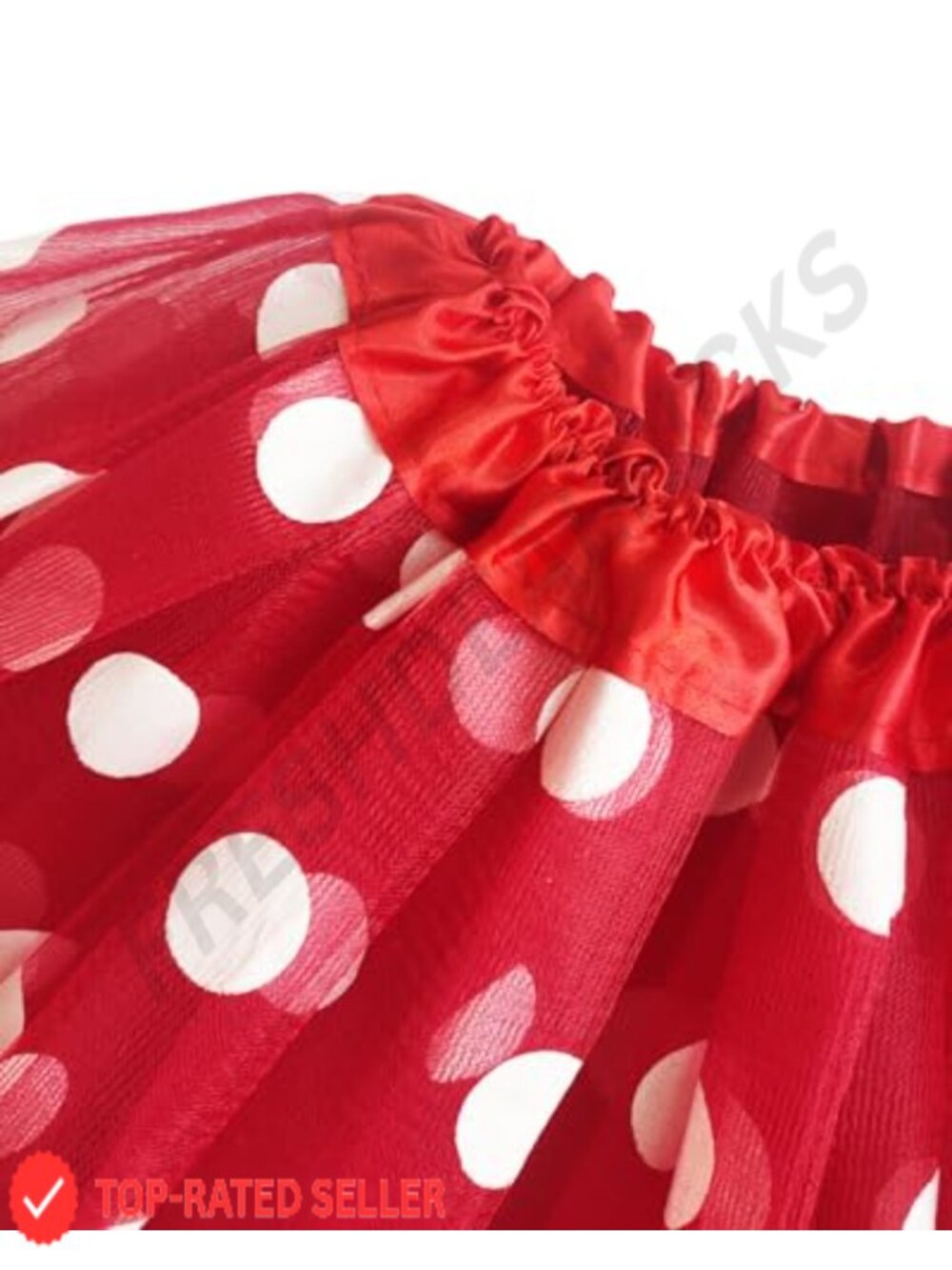 5 Layer Tulle Tutu Skirt Adjustable Elastic Waist Plus Size - Picture 6 of 6